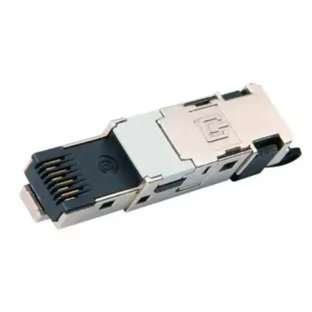 Conector RJ45 Telegärtner J80026A0045 negro acero inoxidable