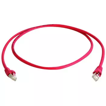 Cable de red Telegaertner MP8 FS 500 LSZH Cat6a 0,25 m rojo SF/UTP (S-FTP) RJ45–RJ45