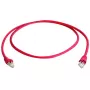 Cable de red Telegaertner MP8 FS 500 LSZH Cat6a 0,25 m rojo SF/UTP (S-FTP) RJ45–RJ45