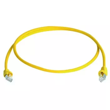 Cable de red Telegaertner MP8 FS 500 LSZH 0,25 m amarillo Cat6a S/FTP (S-FTP) RJ-45–RJ-45