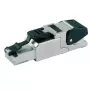 Conector macho RJ-45 Telegärtner MFP8 T568 A Cat.6A, negro/plata