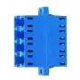Adaptador de fibra óptica Telegärtner J08071A0044 LC violeta multimodo monomodo