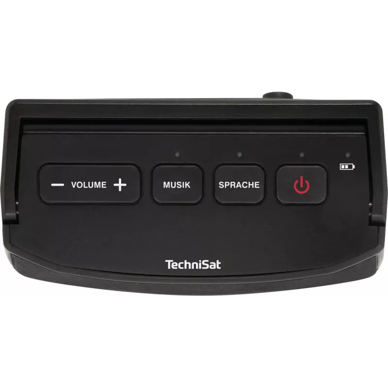 Altavoz estéreo portátil TECHNISAT ISIBOX 1 — 4 W RMS, con cable e inalámbrico, batería integrada, USB-C, negro