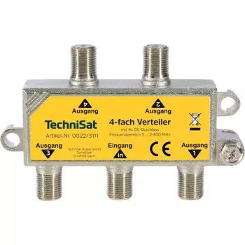 Distribuidor de señal TechniSat 0022/3111 75 Ω 5 - 2400 MHz
