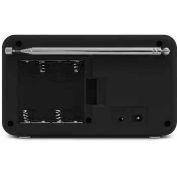 Radio portátil TECHNISAT VIOLA 2 – DAB+ y FM, pantalla LCD, 1 W, jack 3,5 mm, negro