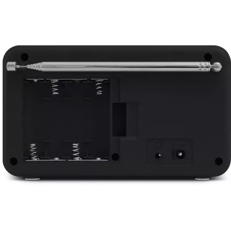 Radio portátil TECHNISAT VIOLA 2 – DAB+ y FM, pantalla LCD, 1 W, jack 3,5 mm, negro