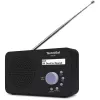 Radio portátil TECHNISAT VIOLA 2 – DAB+ y FM, pantalla LCD, 1 W, jack 3,5 mm, negro