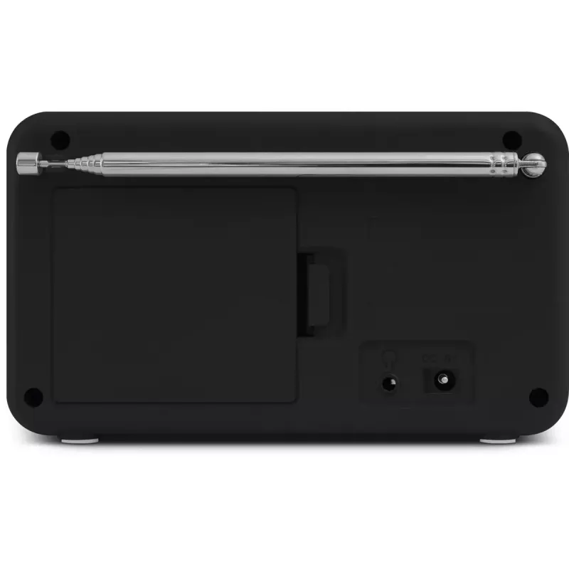 Radio portátil TECHNISAT VIOLA 2 – DAB+ y FM, pantalla LCD, 1 W, jack 3,5 mm, negro