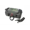 Bolsa de bicicleta TROIKA BKB30/BK frontal 4 L nailon PVC lona negro