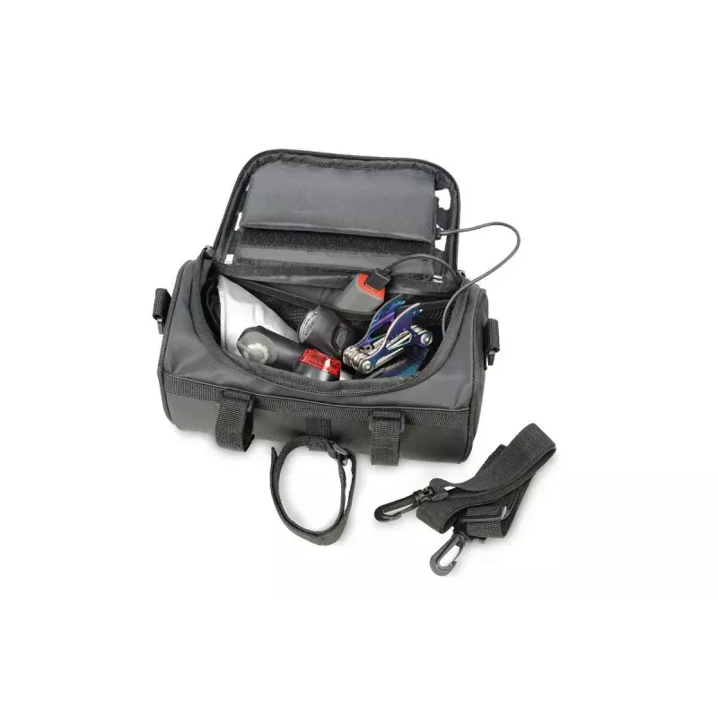 Bolsa de bicicleta TROIKA BKB30/BK frontal 4 L nailon PVC lona negro