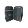 Estuche de maquillaje/manicura TROIKA CBO11/BK negro cuero terciopelo 160x220x50mm