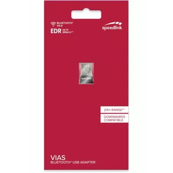 Adaptador SpeedLink VIAS Nano USB Bluetooth 5.0, negro