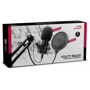 Micrófono de estudio SPEEDLINK Volity Ready negro