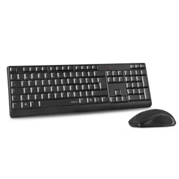 Conjunto de teclado y ratón SPEEDLINK Niala universal RF inalámbrico QWERTZ noruego negro