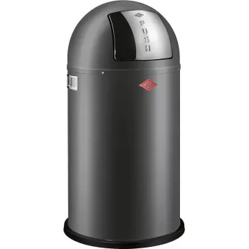 Papelera Wesco Kickmaster Soft, grafito mate (112769)
