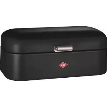 Panera Wesco Grandy 112762 negro mate – recipiente de metal para pan y bollería