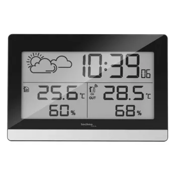 Estación meteorológica digital Technoline WS 9255 negro plateado