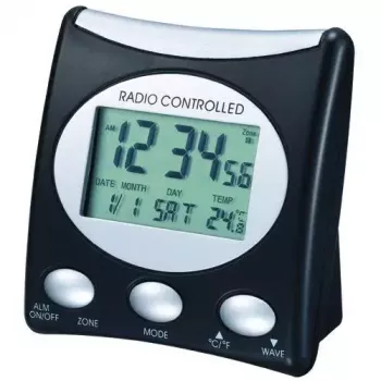 Despertador digital Technoline WT 221 T negro 12/24h LCD