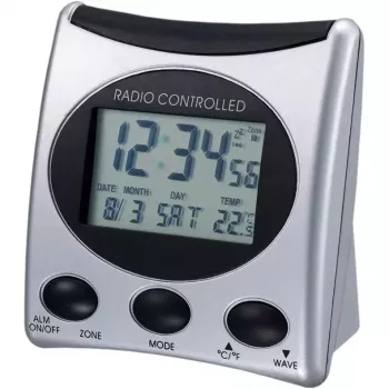 Despertador digital Technoline WT 221 plateado 12/24h LCD