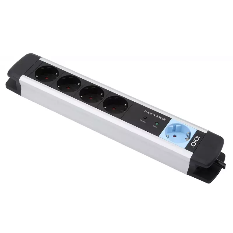 Regleta de alimentación Olympia MS 2500 1,5 m 5 tomas de corriente para interior negro plateado