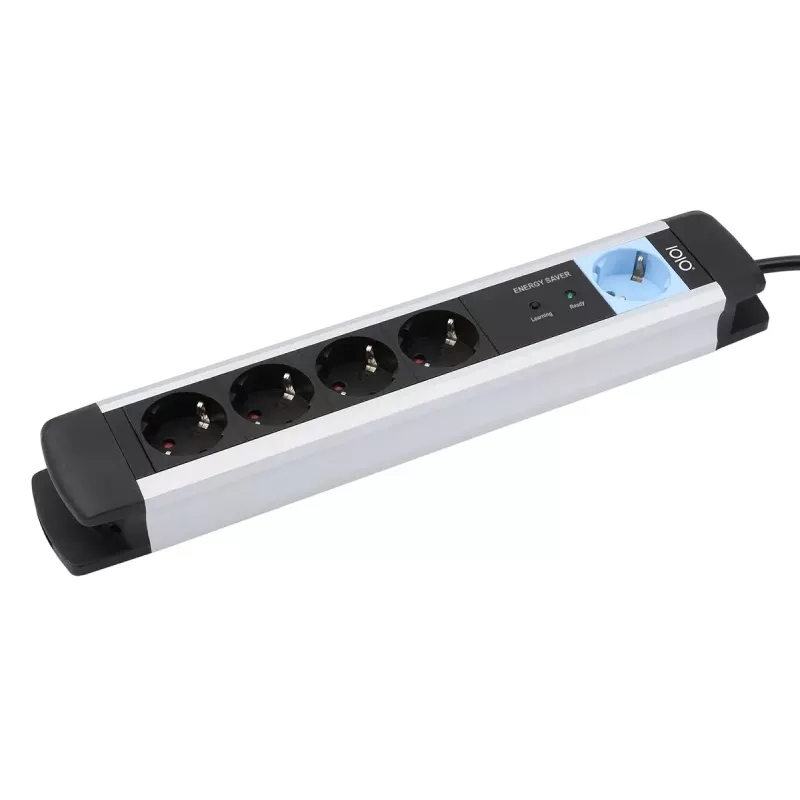 Regleta de alimentación Olympia MS 2500 1,5 m 5 tomas de corriente para interior negro plateado