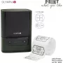 Impresora de etiquetas Olympia PM 220 verde — impresora de etiquetas de sobremesa compacta, modelo PM 220 (verde)