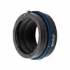 Adaptador de objetivo para cámara Novoflex NEX/PENT – adaptador de bayoneta para Sony NEX a Pentax K, negro/azul