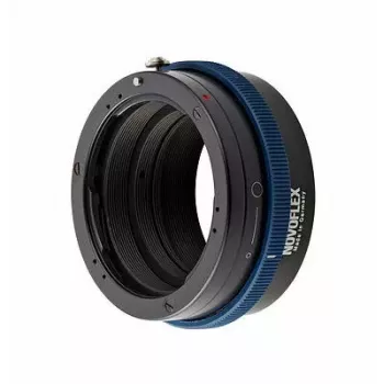 Adaptador de objetivo para cámara Novoflex NEX/PENT – adaptador de bayoneta para Sony NEX a Pentax K, negro/azul
