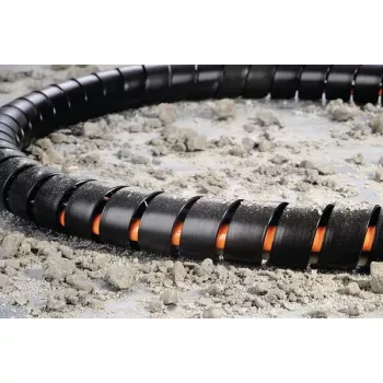 Tubo aislante para cables HellermannTyton 162-20100, negro, 1 m, unidad