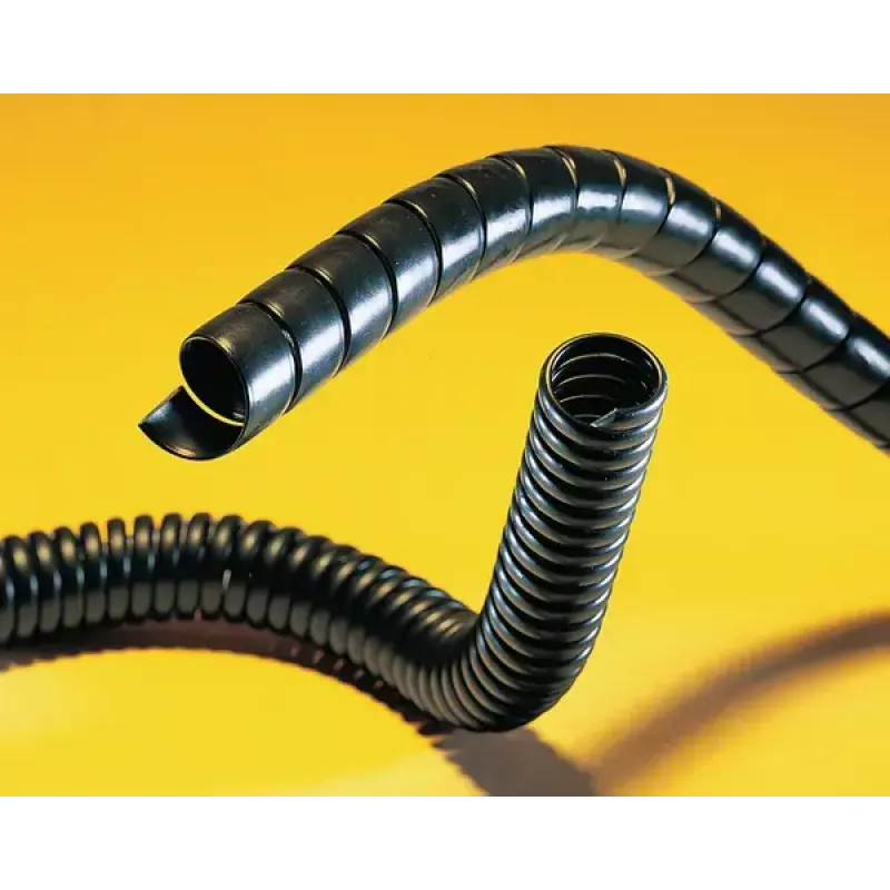 Tubo aislante para cables HellermannTyton 162-20400, negro, longitud 1 m, 1 ud.