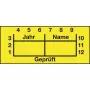 Hellermann Tyton QNPRUEFYPH-103-YE-103-YE amarillo vinilo 100 uds.