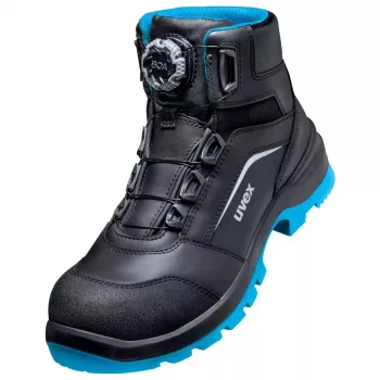 Botas de seguridad Uvex xenova BOA S1P unisex adultos negro azul piel PU