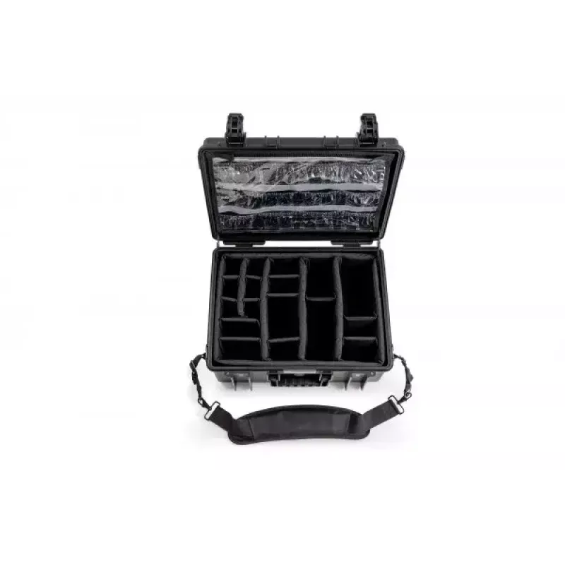 Maletín B&W Cases Type 6000 negro polipropileno 3,9 kg