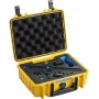 Funda rígida de transporte b&w international PP.41 para DJI Osmo 360 — impermeable, duradera, amarilla