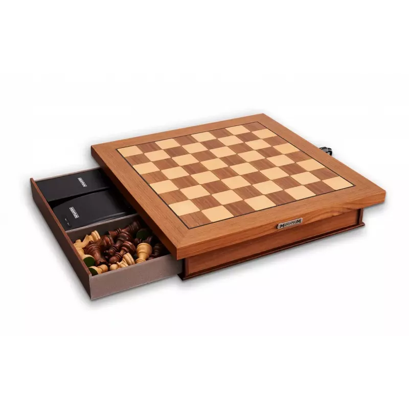Tablero de ajedrez Millennium M843 Desktop de una pieza 32x32 cm