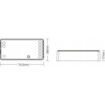 Controlador LED MiBoxer FUT037Z+ 3in1 RGBW Zigbee 3.0