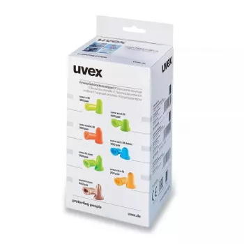 Tapones para los oídos uvex com4-fit, caja de recambio para dispensador 