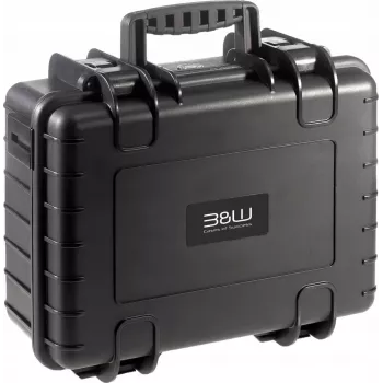 Maleta de protección para exteriores B&W International Tipo 4000 con bolsa para cámara, negra