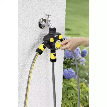 Temporizador de riego mecánico Kärcher WT 2.000 negro amarillo