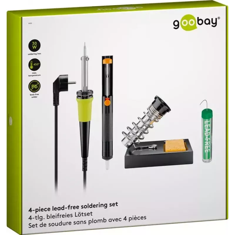 Fixpoint set de soldadura sin plomo de 4 piezas 30 W