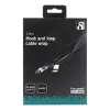 Funda para cable Deltaco LDR08 negra
