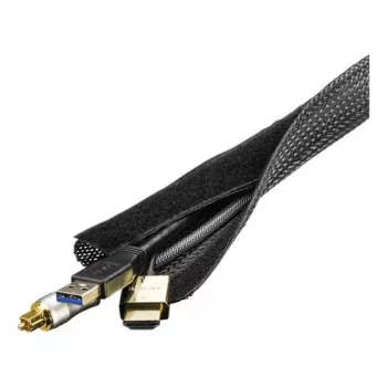 Funda para cable Deltaco LDR08 negra