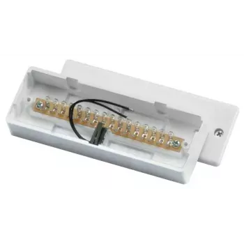 Bloque de conexión de superficie ABUS Security Center VT4000W, blanco, 16 polos