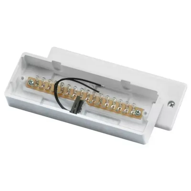 ABUS Security Center VT4000W bloque de conexiones de superficie, blanco, 16 polos