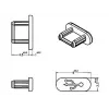 Tapa protectora para conector hembra USB Micro-B DeLOCK 64007