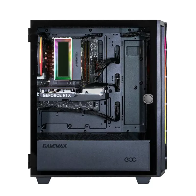 PC Hyrican GAMEMAX Diamond BK 7795 — AMD Ryzen 5 5500, 16 GB DDR4, 1 TB SSD, NVIDIA GeForce RTX 5050, Windows 11 Home, negro
