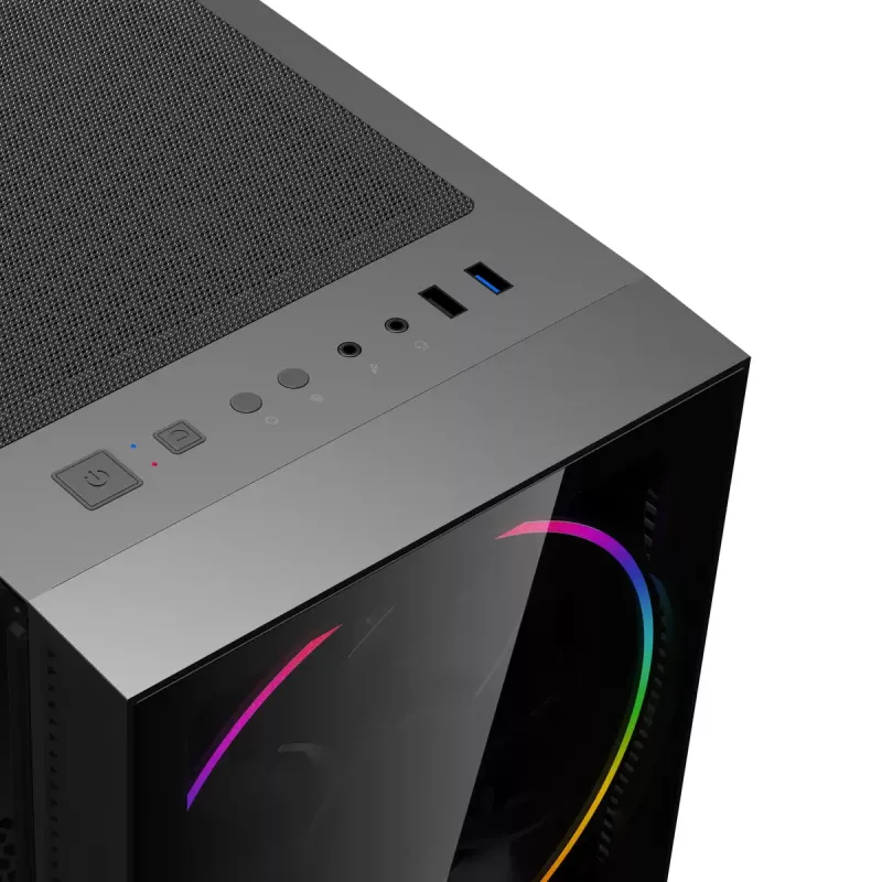 PC de sobremesa Hyrican GAMEMAX negro Hole 7811 — Intel Core i5-14400F, 16 GB DDR5, 1 TB SSD, GeForce RTX 5060 Ti, Windows 11
