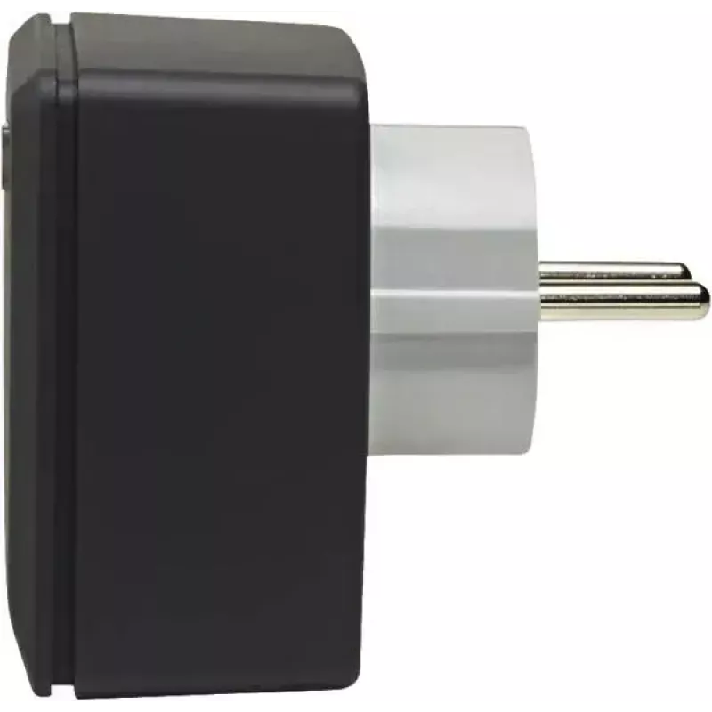 Enchufe inteligente eQ-3 Homematic IP 161599A0, interior, antracita, carcasa de plástico, 70×70×39 mm