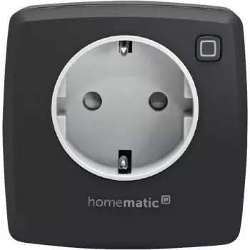 Enchufe inteligente eQ-3 Homematic IP 161599A0, interior, antracita, carcasa de plástico, 70×70×39 mm