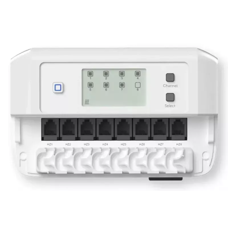 Regulador de calefacción por suelo radiante 8 canales motorizado, eQ-3 Homematic IP, termostato digital (RF, AC 230 V)